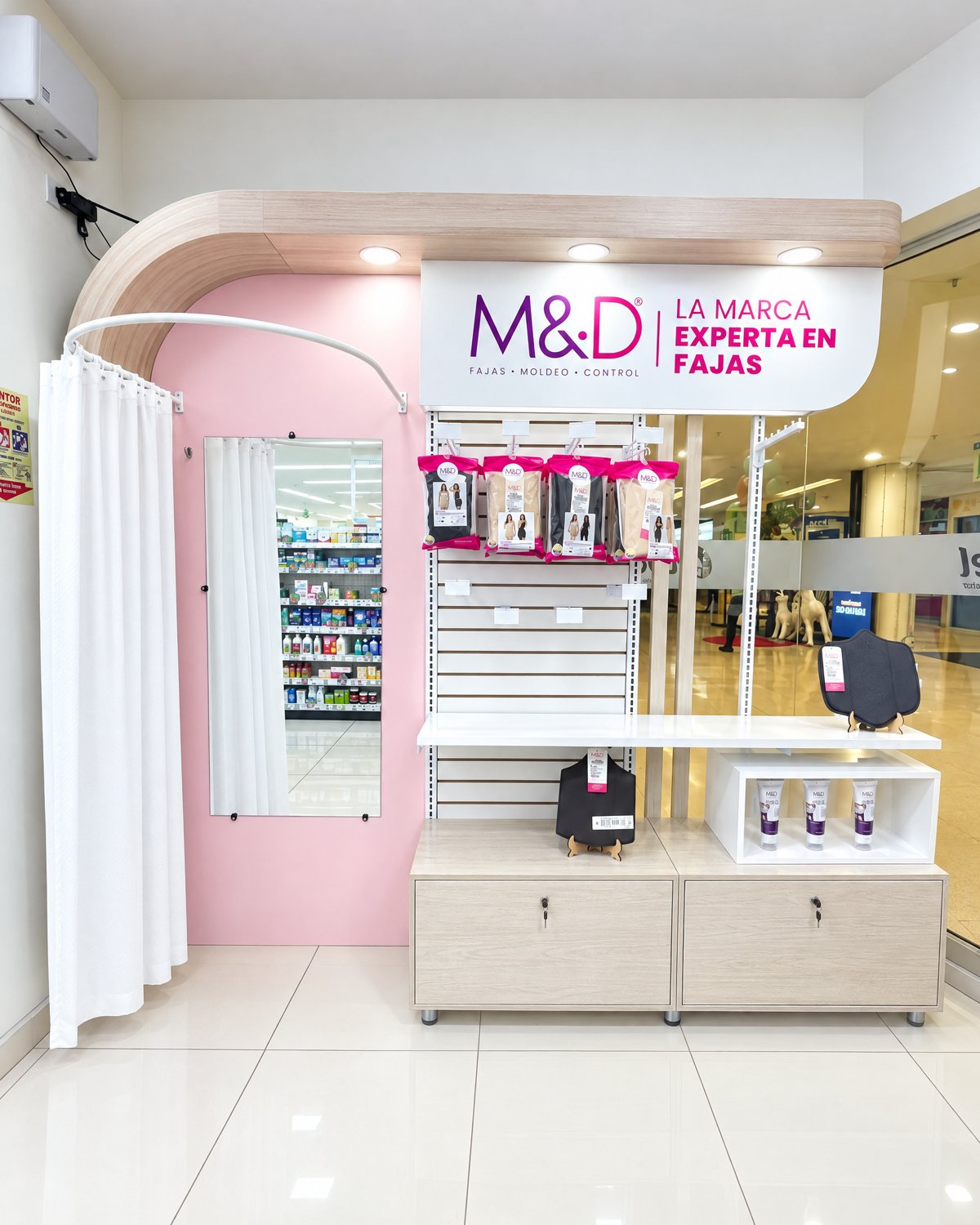 Módulo de M&D en Locatel Viva Laureles