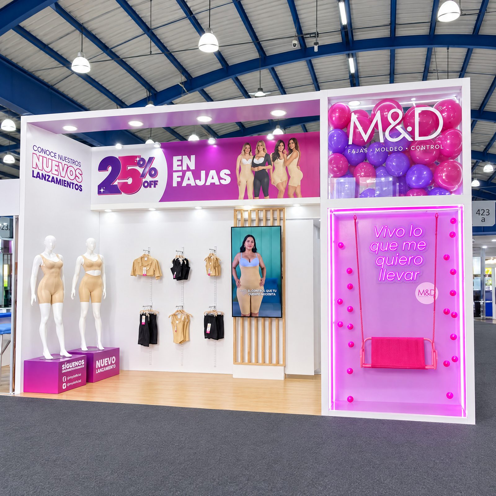 Stand de M&D en Belleza y Salud
