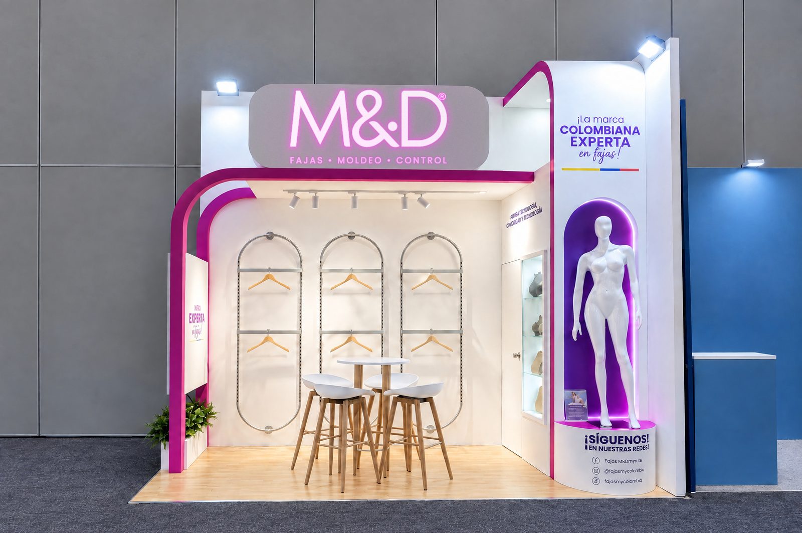 Stand de Fajas M&D en el Congreso de Cirugía Plástica