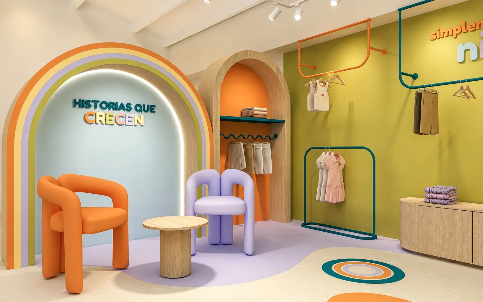 Arco Historias que crecen del showroom de Pamodiz